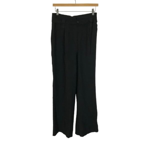 NWT En Saison for Anthropologie Womens Size Medium Aubin Belted Flare Pants NEW - Picture 1 of 8